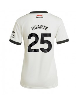 Billige Manchester United Manuel Ugarte #25 Tredjedrakt Dame 2024-25 Kortermet